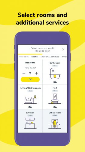 professional cleaning service app
