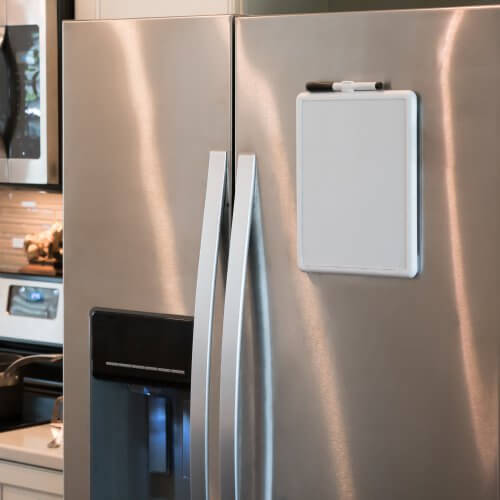 Clean Stainless Steel Refrigerator 