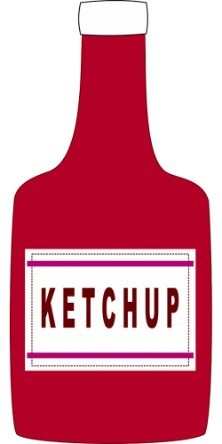 digital image of ketchup 