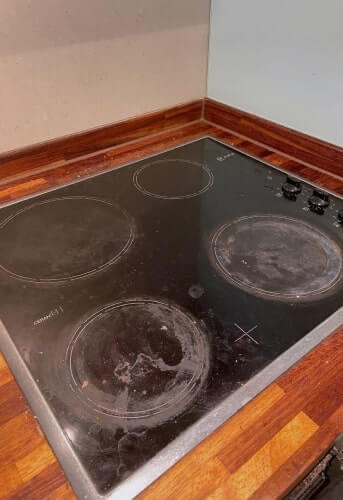 cooker cleaning - before
